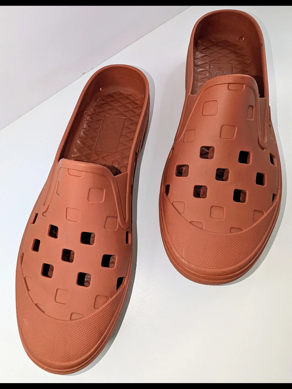 Vans Slip-On Mule TRK Burnt Ochre Brown Shoe Sandals Mens Size 12